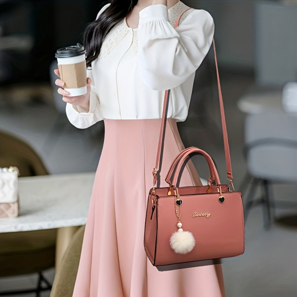 Crossbody Bag for Women – Satchel Top Handle Set Ladies – detail view 10