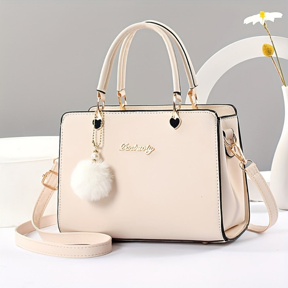 Crossbody Bag for Women – Satchel Top Handle Set Ladies – front view