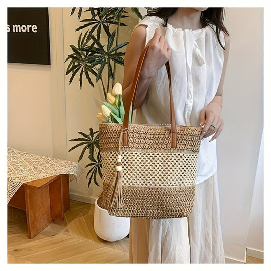 Crossbody Bag for Women – Straw, for Travel & Everyday Use – detail view 2
