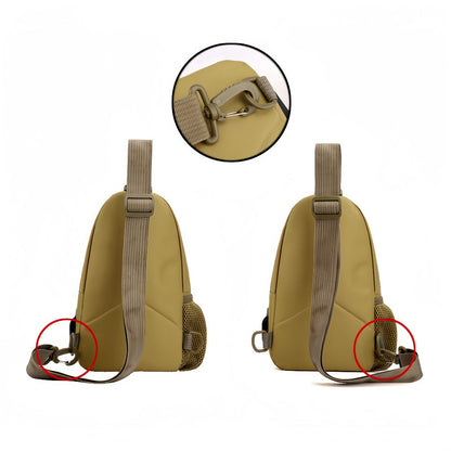 Crossbody Bag for Women – Tactical Camouflage Oxford Cloth Charging – detail view 10