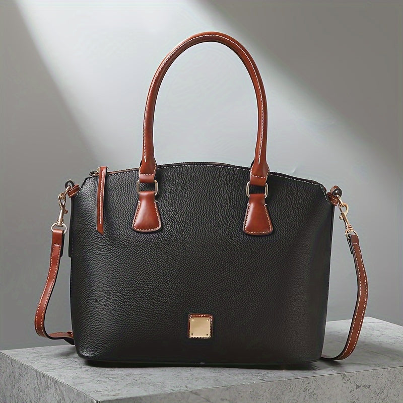Crossbody Bag for Women – Textured Satchel Vintage Western Colorblock – detail view 22