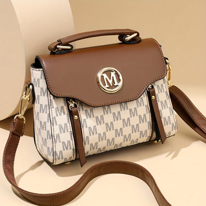 Crossbody Bag for Women – for Travel & Everyday Use, M Letter Fashion Designer Inspired – front view