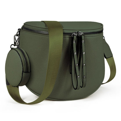 Crossbody Bag for Women – for Travel & Everyday Use, Detachable Strap Plaid Multi – detail view 8