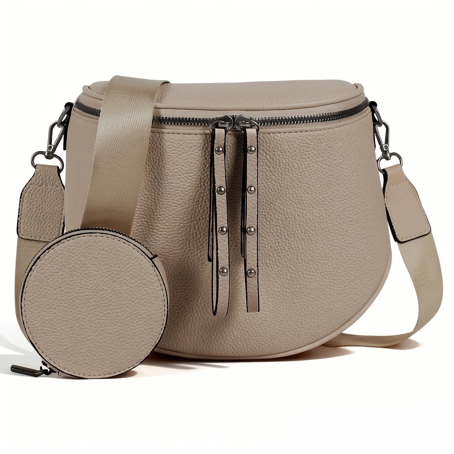 Crossbody Bag for Women – for Travel & Everyday Use, Detachable Strap Plaid Multi – detail view 25