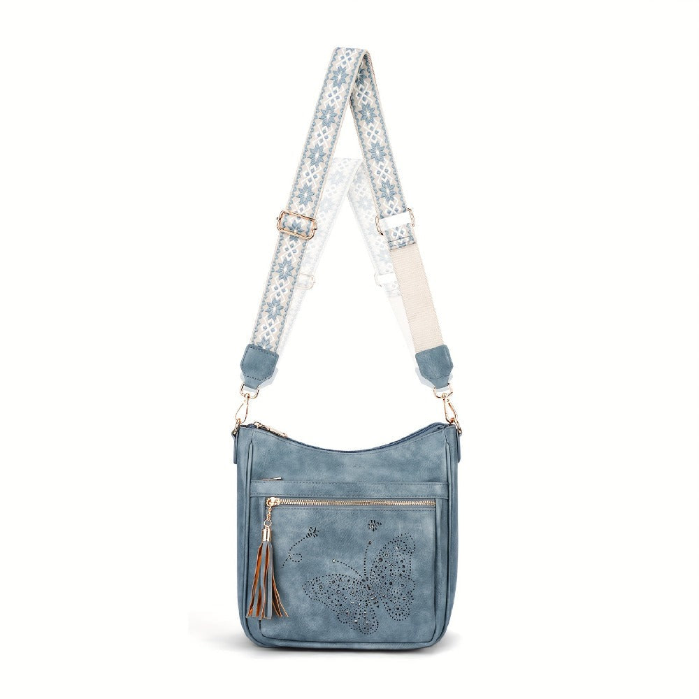 Crossbody Bag for Women – for Travel & Everyday Use, Vintage Pattern Adjustable Strap – detail view 20