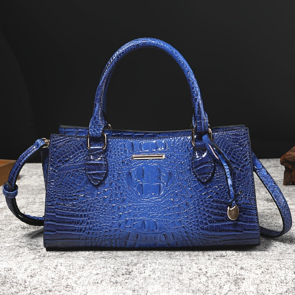 Crossbody Bag for Women – for Travel & Everyday Use, Alligator Print Luxury Zipper Party – detail view 9