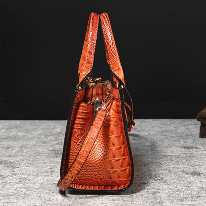 Crossbody Bag for Women – for Travel & Everyday Use, Alligator Print Luxury Zipper Party – detail view 14