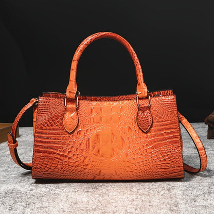 Crossbody Bag for Women – for Travel & Everyday Use, Alligator Print Luxury Zipper Party – detail view 15