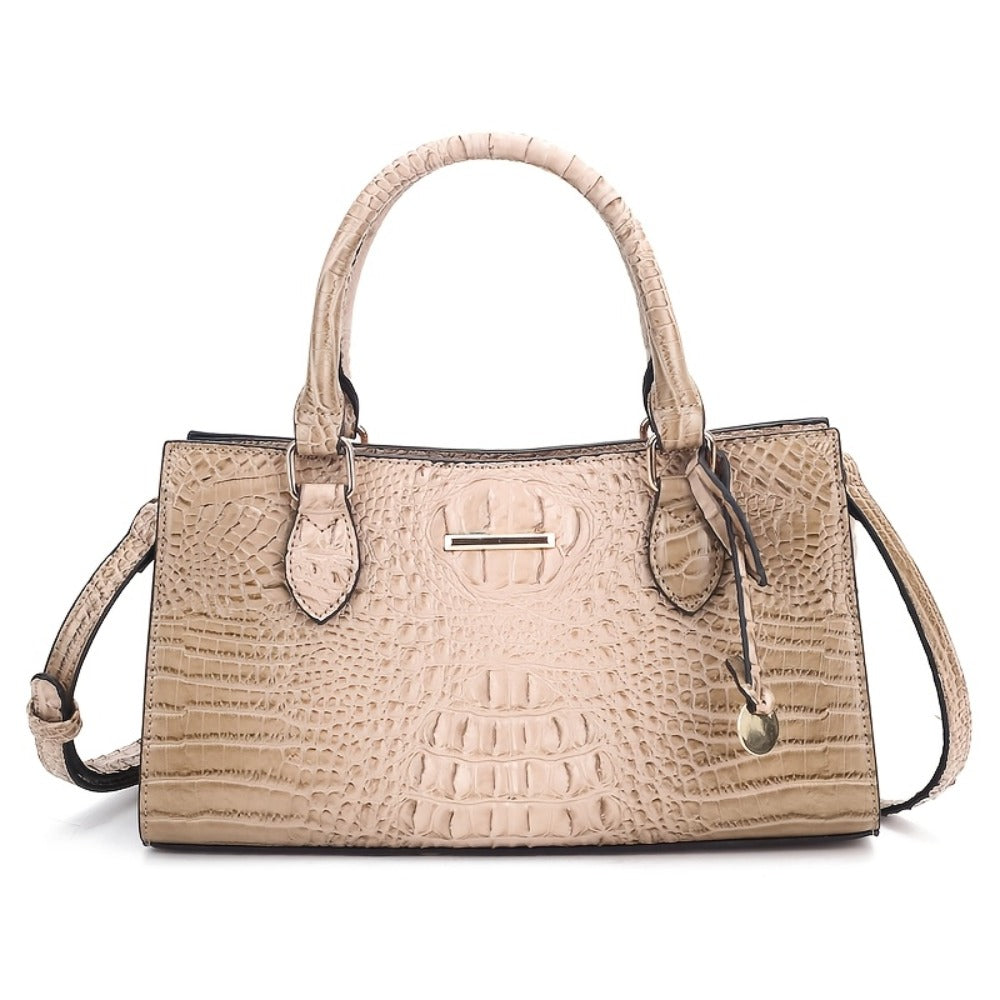 Crossbody Bag for Women – for Travel & Everyday Use, Alligator Print Luxury Zipper Party – detail view 2