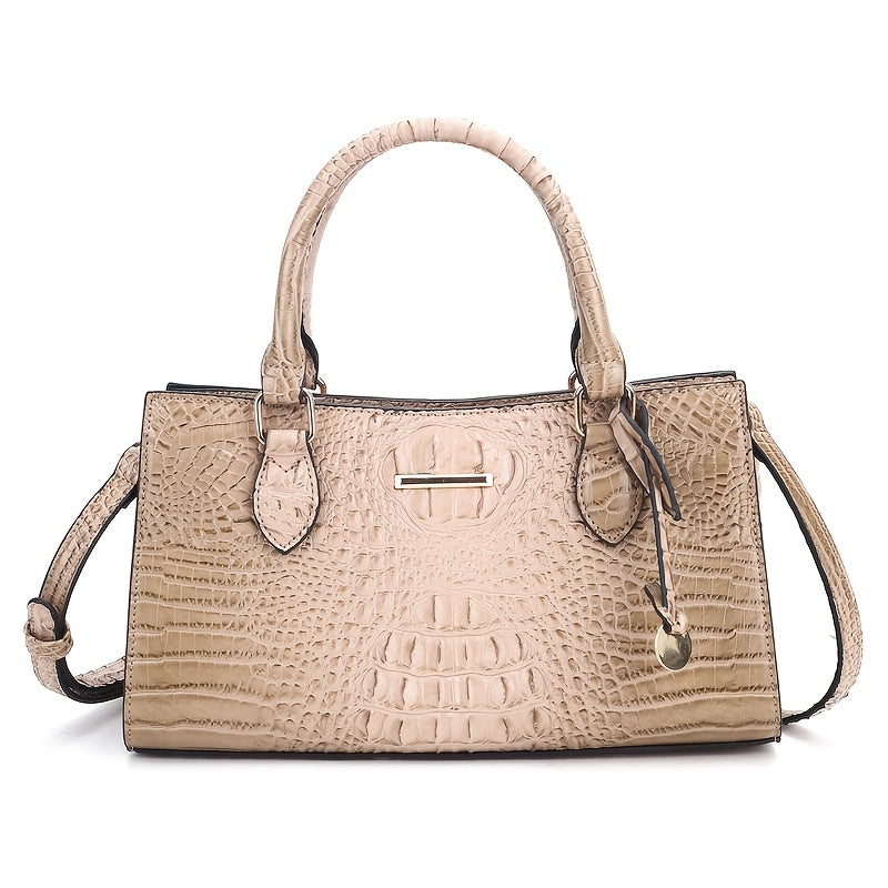 Crossbody Bag for Women – for Travel & Everyday Use, Alligator Print Luxury Zipper Party – detail view 16