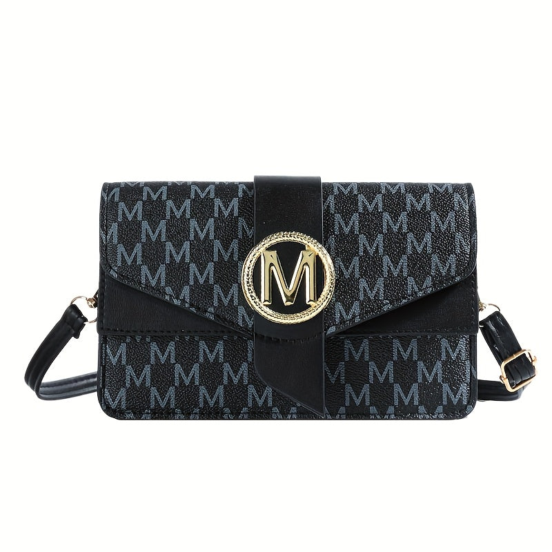 Crossbody Bag for Women – for Travel & Work, Retro Letter Vintage Work Shopping – detail view 2