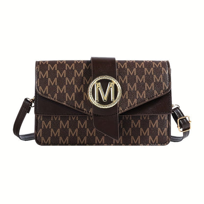 Crossbody Bag for Women – for Travel & Work, Retro Letter Vintage Work Shopping – front view - product view 11
