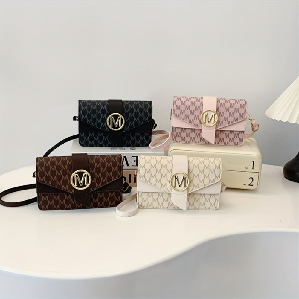 Crossbody Bag for Women – for Travel & Work, Retro Letter Vintage Work Shopping – detail view 13