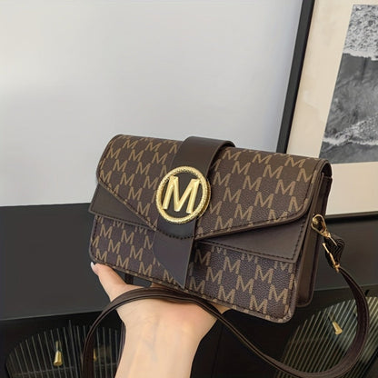 Crossbody Bag for Women – for Travel & Work, Retro Letter Vintage Work Shopping – detail view 9