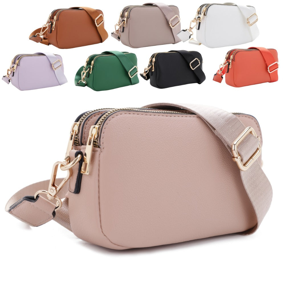 Crossbody Bag for Women – Vegan Leather, Lightweight, for Everyday Use – front view