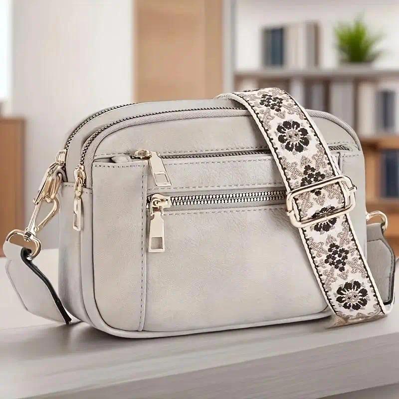 Crossbody Bag for Women – Vegan Leather, Adjustable Strap, Lightweight, for Travel & – detail view 2