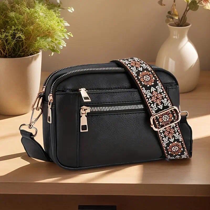 Crossbody Bag for Women – Vegan Leather, Adjustable Strap, Lightweight, for Travel & – alternate view