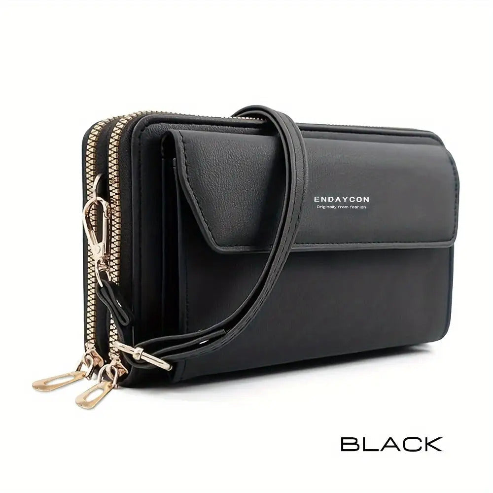 Crossbody Bag for Women – Vegan Leather, Anti-Theft, for Travel – front view - product view 19