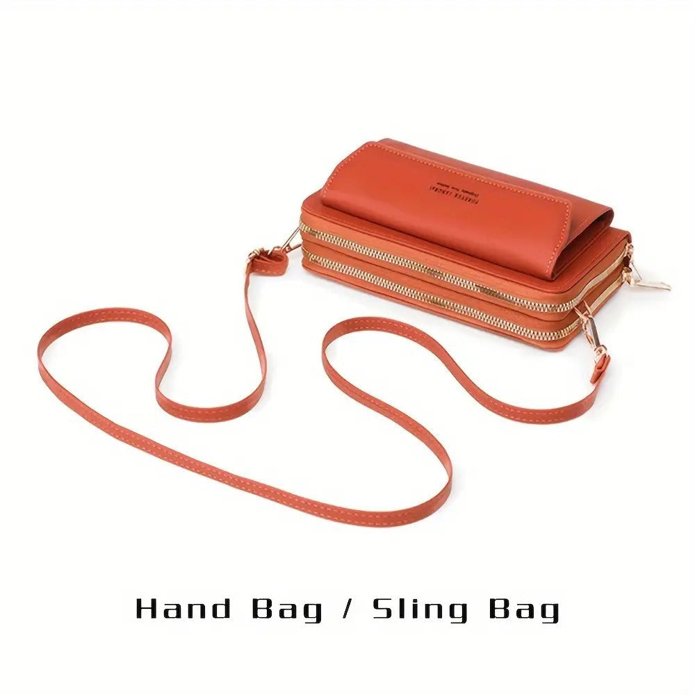 Crossbody Bag for Women – Vegan Leather, Anti-Theft, for Travel – detail view 22