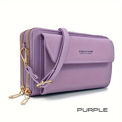 Crossbody Bag for Women – Vegan Leather, Anti-Theft, for Travel – detail view 11