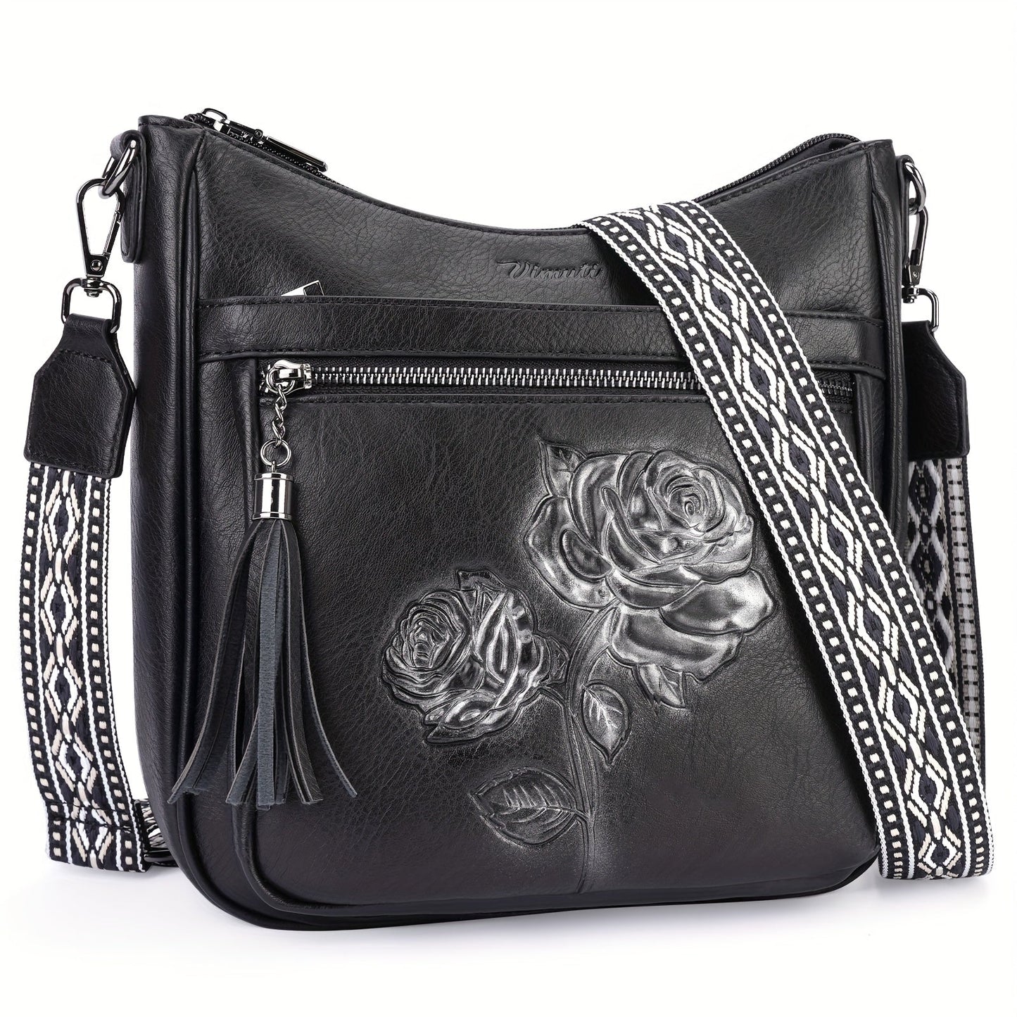 Crossbody Bag for Women – 7 Colors, Vegan Leather, Large Capacity, Adjustable Strap – detail view 13