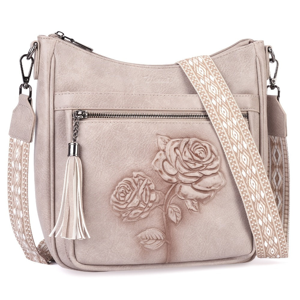 Crossbody Bag for Women – 7 Colors, Vegan Leather, Large Capacity, Adjustable Strap – detail view 9