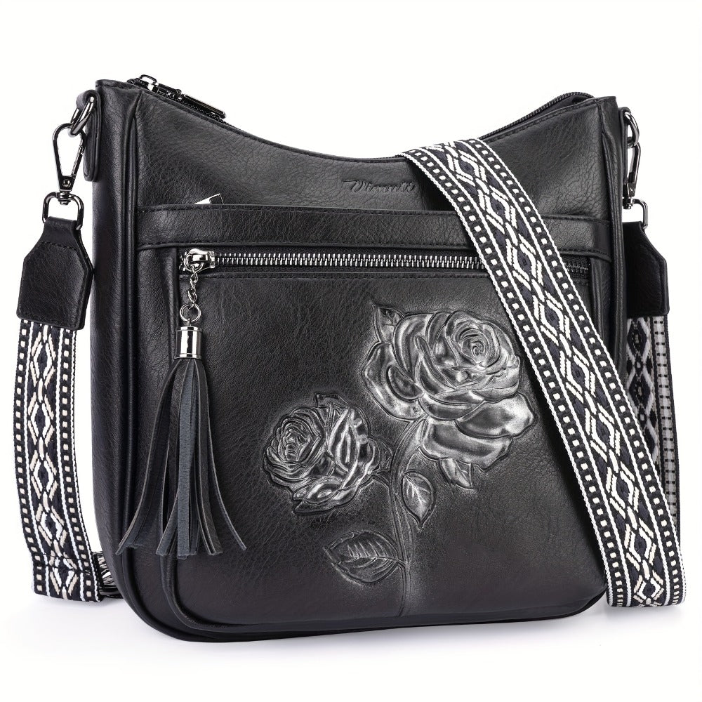 Crossbody Bag for Women – 7 Colors, Vegan Leather, Large Capacity, Adjustable Strap – detail view 2