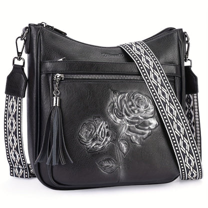 Crossbody Bag for Women – 7 Colors, Vegan Leather, Large Capacity, Adjustable Strap – detail view 2