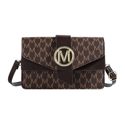 Crossbody Bag for Women – Vegan Leather, Mini, Adjustable Strap – front view - product view 9