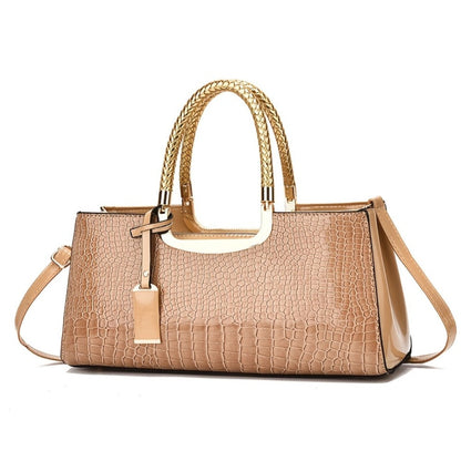 Women's Handbag – Alligator Pattern Evening Glossy Dinner – detail view 10