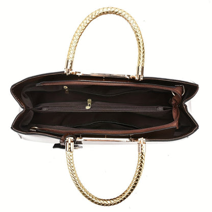 Women's Handbag – Alligator Pattern Evening Glossy Dinner – detail view 7