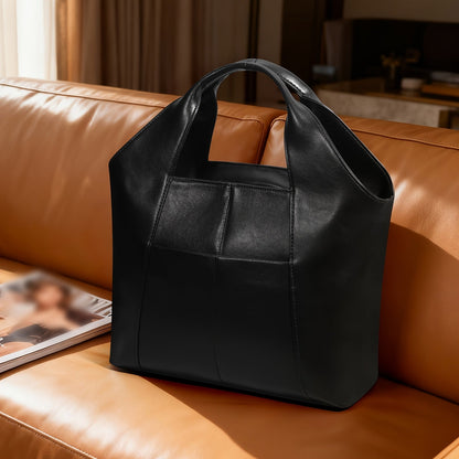 Women's Handbag – Genuine Leather, Adjustable Strap – front view - product view 15