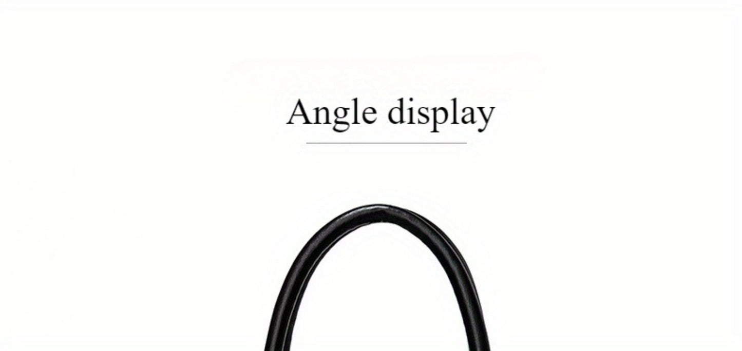 Women's Handbag – Large Capacity, Colorblock Satchel Large Capacity Faux – detail view 18