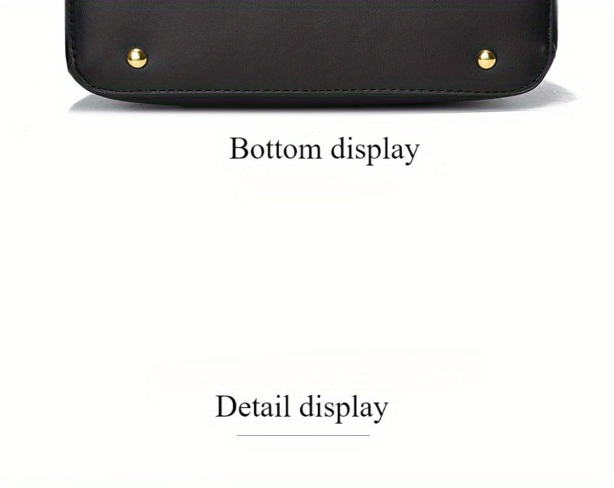 Women's Handbag – Large Capacity, Colorblock Satchel Large Capacity Faux – detail view 21