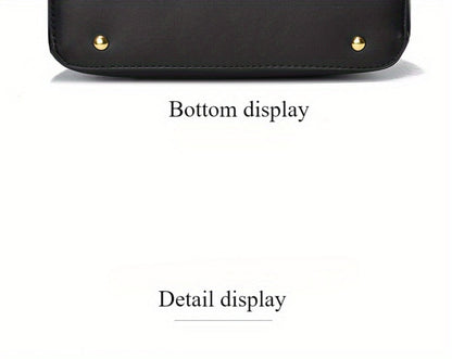 Women's Handbag – Large Capacity, Colorblock Satchel Large Capacity Faux – detail view 21