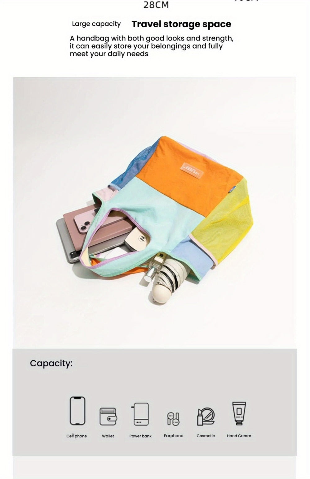 Women's Handbag – Lightweight, Adjustable Strap, for Work & Everyday Use – detail view 16