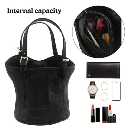 Women's Handbag – Mini, Dark Punk Zipper Creative Shape – detail view 8