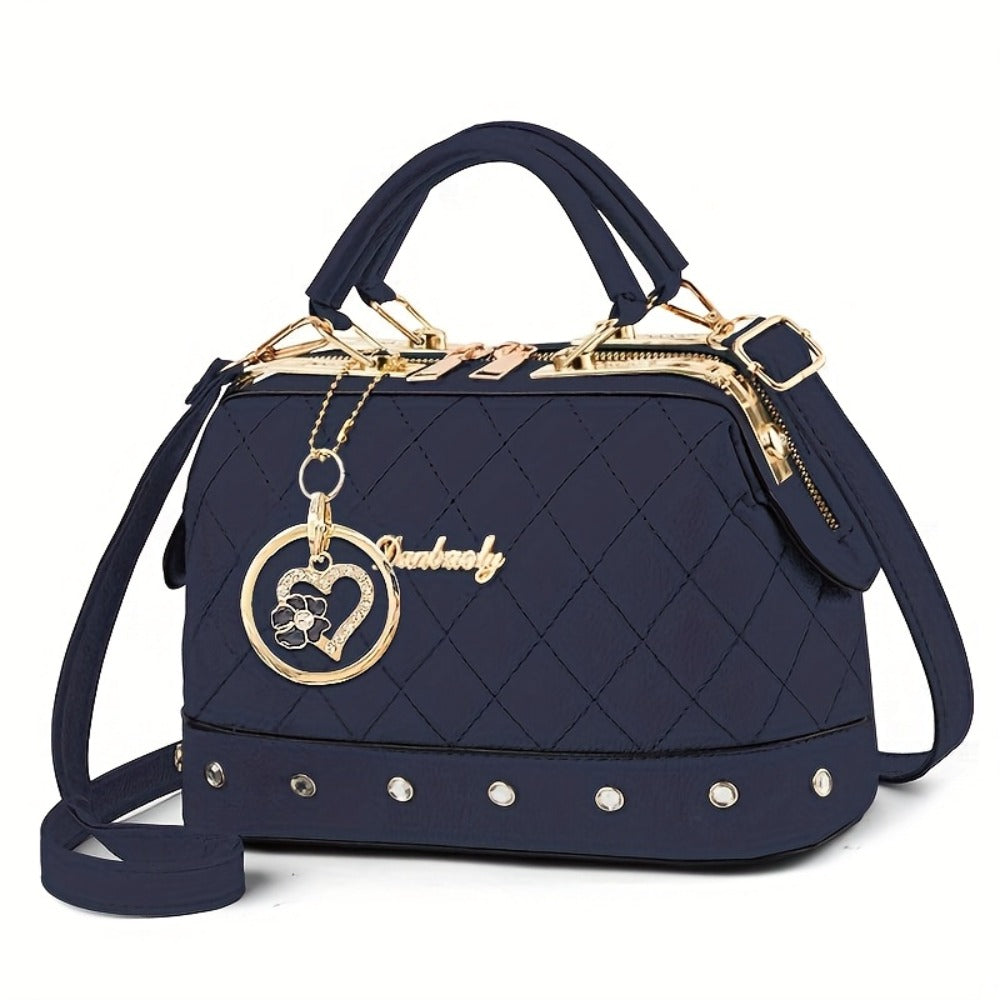 Women's Handbag – Quilted, Adjustable Strap – detail view 12
