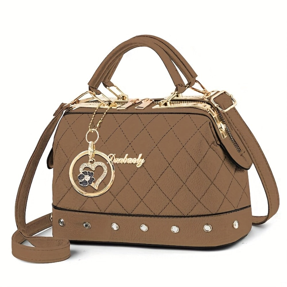 Women's Handbag – Quilted, Adjustable Strap – detail view 4