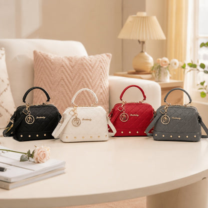 Women's Handbag – Quilted, Adjustable Strap – front view