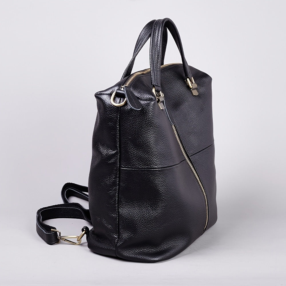 Laptop Backpack – Genuine Leather, for Travel & Work – detail view 11