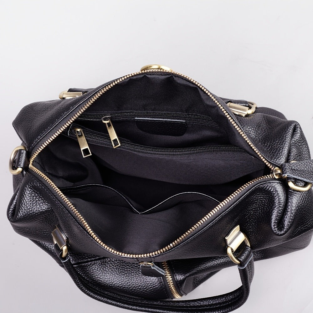 Laptop Backpack – Genuine Leather, for Travel & Work – detail view 7