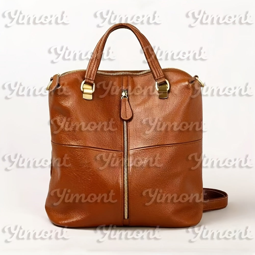 Laptop Backpack – Genuine Leather, for Travel & Work – detail view 8