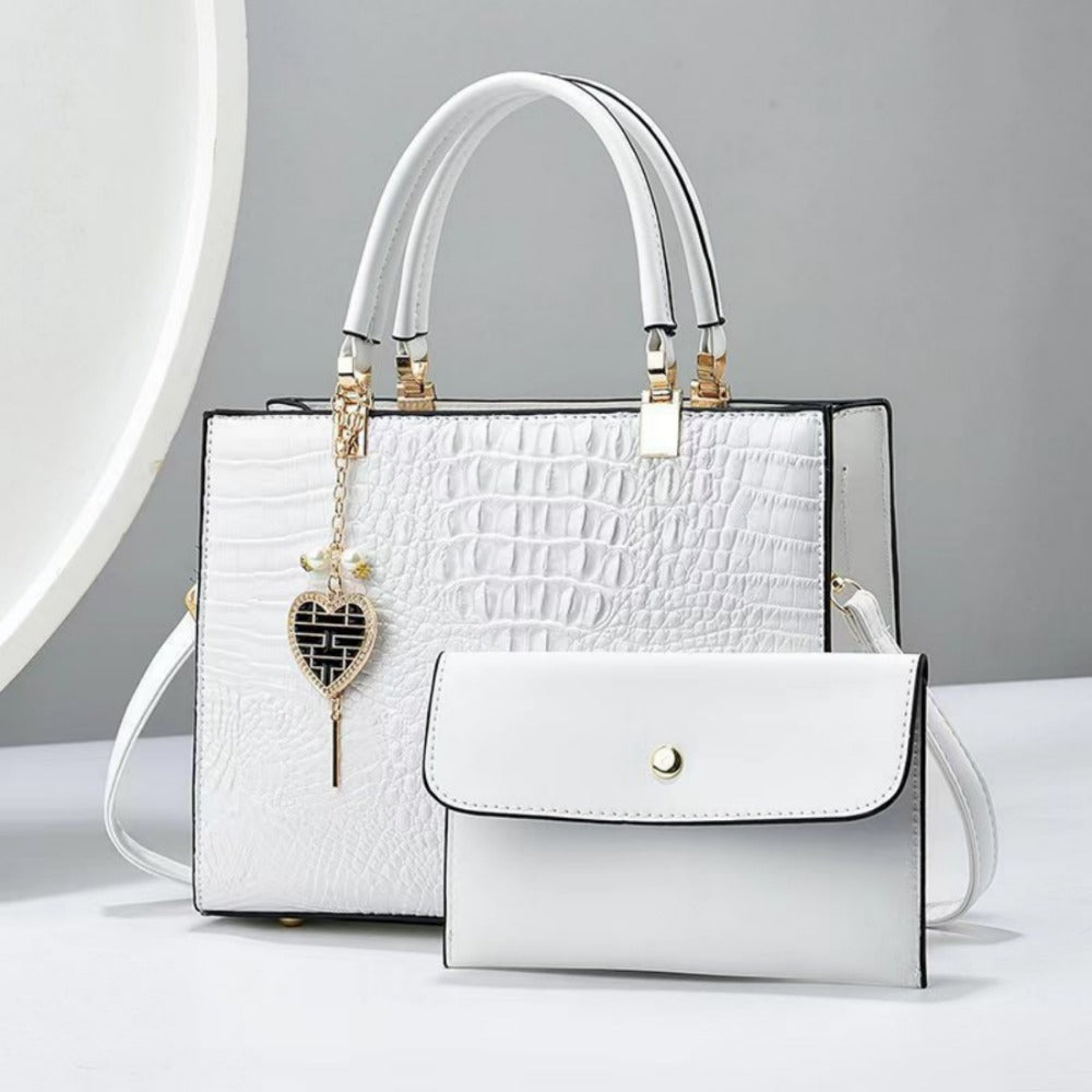 Shoulder Bag for Women – 2-Piece, Large Capacity – front view