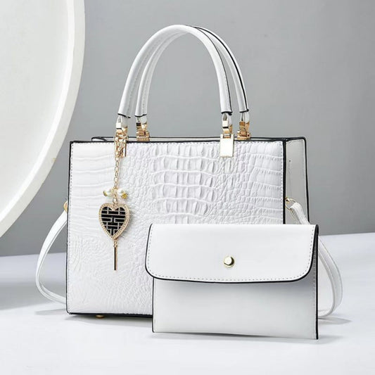 Shoulder Bag for Women – 2-Piece, Large Capacity – front view