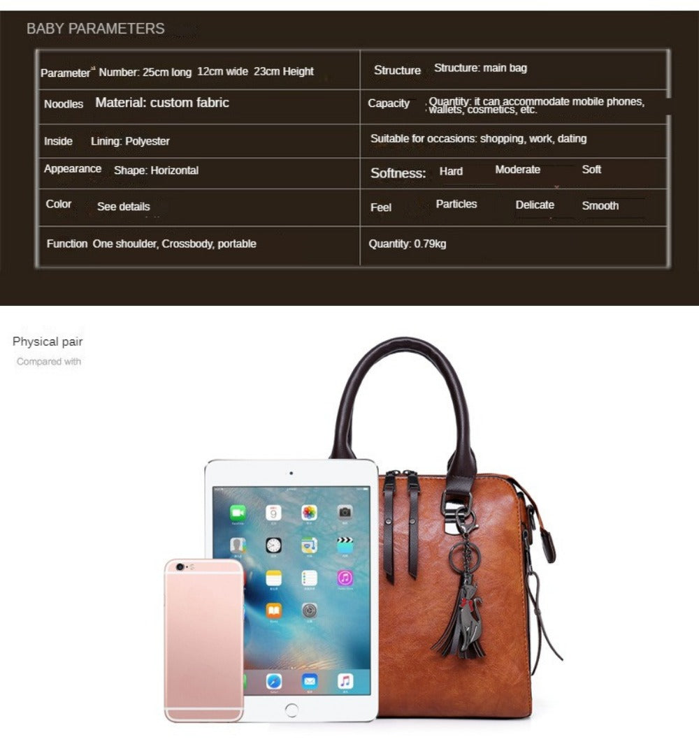 Shoulder Bag for Women – 4-Piece, Large Capacity, Adjustable Strap, for Everyday Use – detail view 37