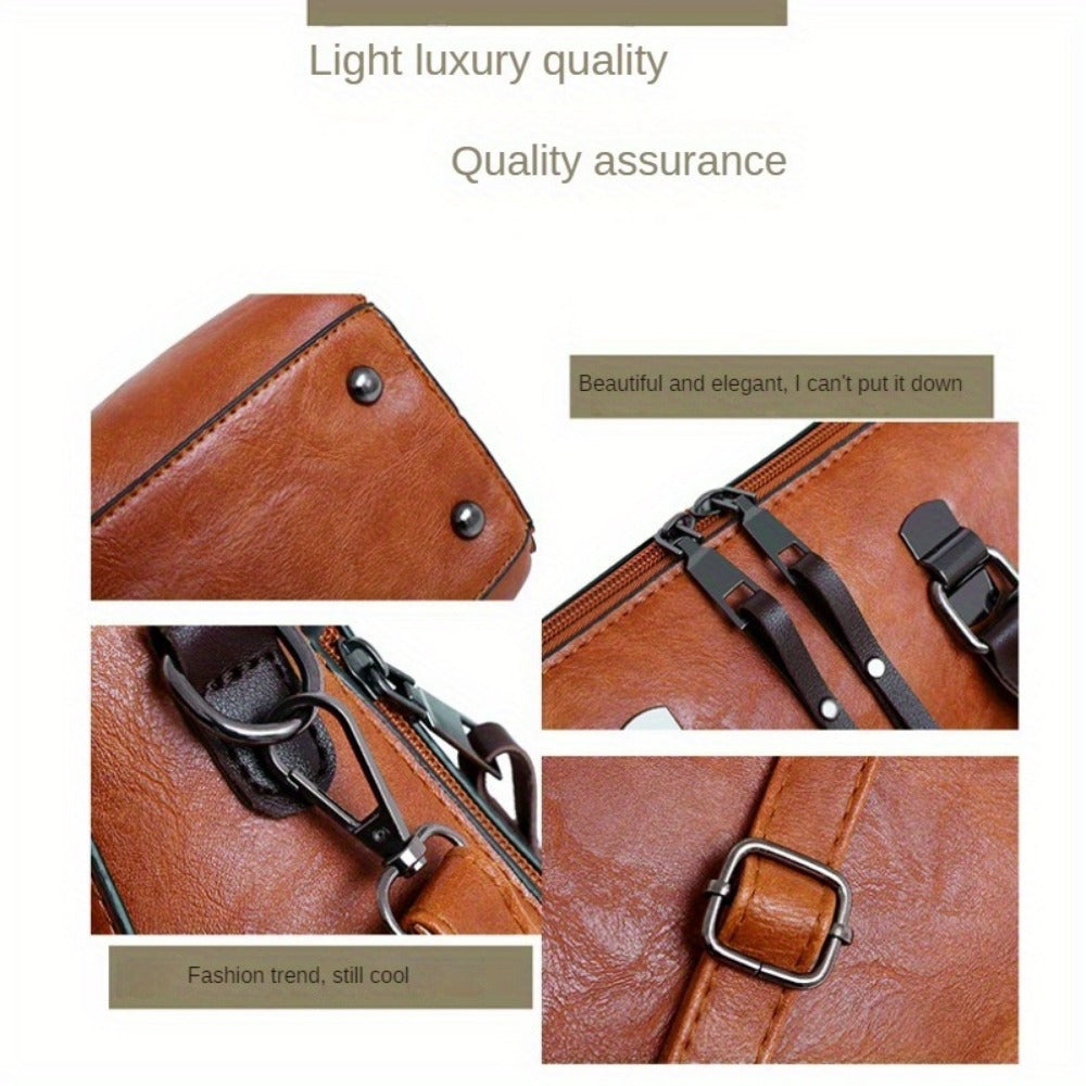 Shoulder Bag for Women – 4-Piece, Large Capacity, Adjustable Strap, for Everyday Use – detail view 10
