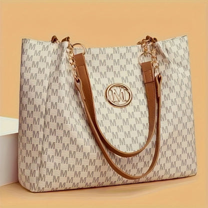 Shoulder Bag for Women – for Everyday Use, Houndstooth Gold Chain Strap M – detail view 2