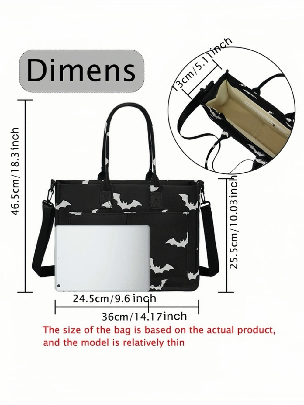 Shoulder Bag for Women – Large Capacity, for Everyday Use – detail view 20