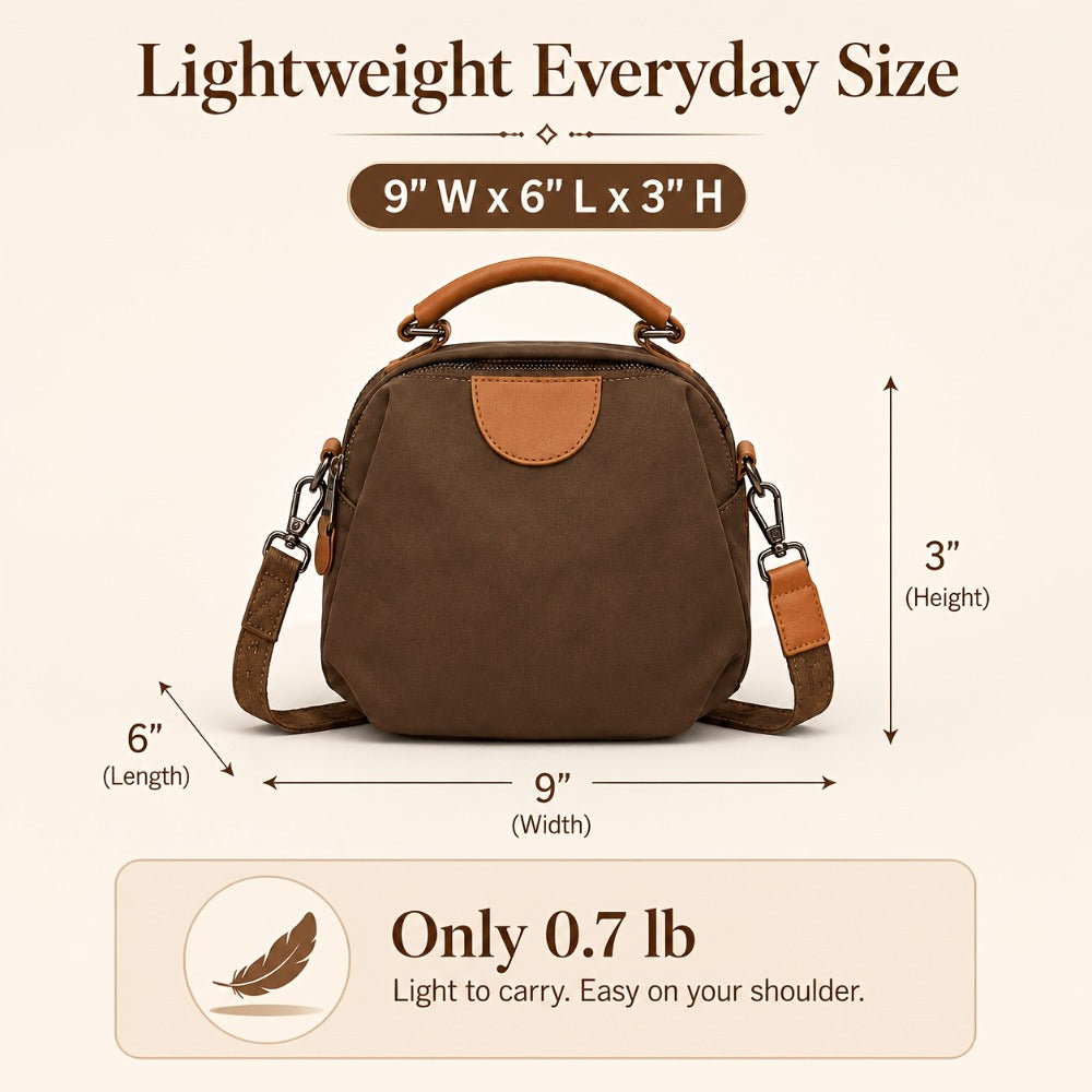 Shoulder Bag for Women – Nylon, Large Capacity, Adjustable Strap, for Travel & Work – detail view 16